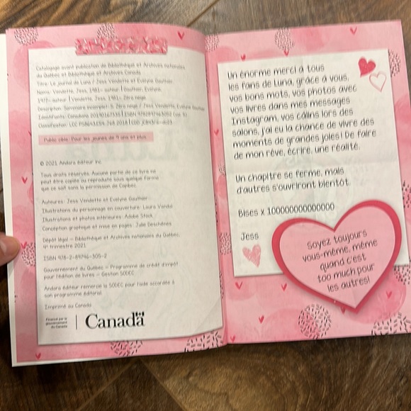 Le journal de Luna. French language. - Picture 3 of 3